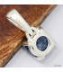 Pendentif authentique Saphir facetté Pendentifs pierres naturelles KC39