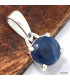 Pendentif authentique Saphir facetté Pendentifs pierres naturelles KC39