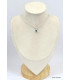 Pendentif authentique Saphir facetté Pendentifs pierres naturelles KC39