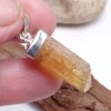 Pendentif en Topaze jaune impériale bâtonnet Pendentifs pierres naturelles KC41