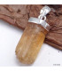 Pendentif en Topaze jaune impériale bâtonnet Pendentifs pierres naturelles KC41