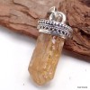 Pendentif en Topaze jaune impériale motifs boules Pendentifs pierres naturelles KC41.1