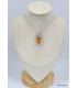 Pendentif en Topaze jaune impériale motifs boules Pendentifs pierres naturelles KC41.1
