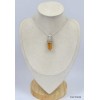 Pendentif en Topaze jaune impériale motifs boules Pendentifs pierres naturelles KC41.1