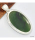 Pendentif Jade Néphrite oval Pendentifs pierres naturelles KC48.1