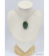 Pendentif Jade Néphrite oval Pendentifs pierres naturelles KC48.1
