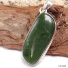 Pendentif en Jade Néphrite forme libre Bijoux en Jade CZ10.1