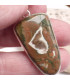 Pendentif argent Ryolite forme écusson Pendentifs pierres naturelles CZ73.1