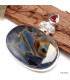 Somptueux pendentif Pietersite et Grenat Pendentifs pierres naturelles KC42