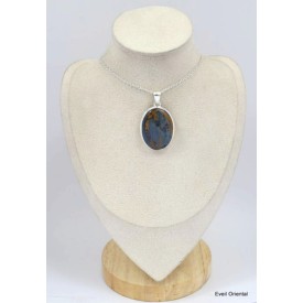 Etonnant pendentif argent et Pietersite Pendentifs pierres naturelles KC42.1