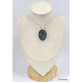 Etonnant pendentif argent et Pietersite - Pendentifs pierres naturelles