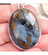 Etonnant pendentif argent et Pietersite Pendentifs pierres naturelles KC42.1