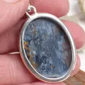 Etonnant pendentif argent et Pietersite - Pendentifs pierres naturelles