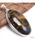 Flamboyant pendentif argent et Pietersite Pendentifs pierres naturelles KC42.2