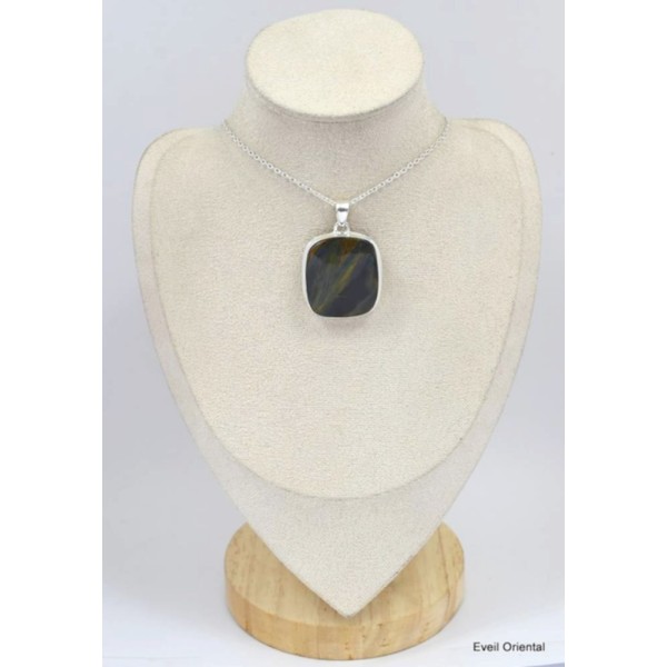 Pendentif Pietersite rectangulaire Pendentifs pierres naturelles KC42.3