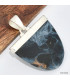 Pendentif Pietersite semi-oval et grenat Pendentifs pierres naturelles KC42.4