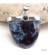 Pendentif Pietersite semi-oval et grenat Pendentifs pierres naturelles KC42.4