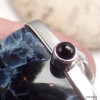 Pendentif Pietersite semi-oval et grenat Pendentifs pierres naturelles KC42.4