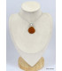 Pendentif druze de Citrine naturelle Pendentifs pierres naturelles KC43