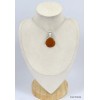 Pendentif druze de Citrine naturelle Pendentifs pierres naturelles KC43