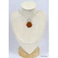 Pendentif druze de Citrine naturelle - Pendentifs pierres naturelles