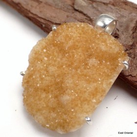 Pendentif citrine véritable naturelle druze Pendentifs pierres naturelles KC43.2
