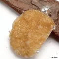 Pendentif argent citrine véritable naturelle druze - Pendentifs pierres naturelles