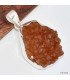 Pendentif Citrine veritable naturelle druze Pendentifs pierres naturelles KC43.4