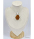 Pendentif Citrine veritable naturelle druze Pendentifs pierres naturelles KC43.4