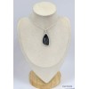 Pendentif Malachite noire asymétrique Pendentifs pierres naturelles KC44.3