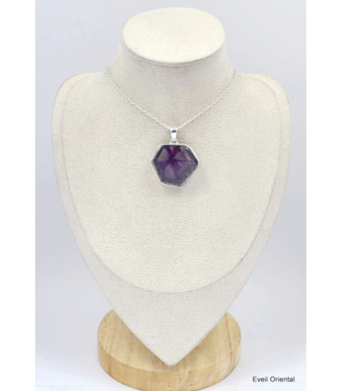 Pendentif authentique pierre Auralite 23 grade AAA Pendentifs pierres naturelles KC46.2