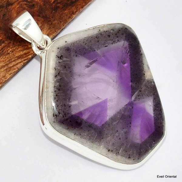 Grand Pendentif Auralite 23 forme libre Pendentifs pierres naturelles KC46.4