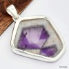 Grand Pendentif Auralite 23 forme libre Pendentifs pierres naturelles KC46.4
