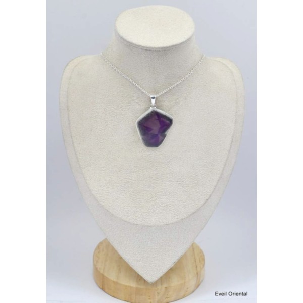 Grand Pendentif Auralite 23 forme libre Pendentifs pierres naturelles KC46.4