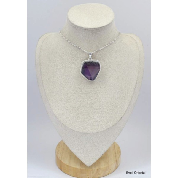 Pendentif argent et Auralite 23 Pendentifs pierres naturelles KC46.5