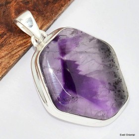 Petit Pendentif argent et Auralite 23 Pendentifs pierres naturelles KC46.6