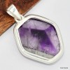 Petit Pendentif argent et Auralite 23 Pendentifs pierres naturelles KC46.6