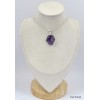 Petit Pendentif argent et Auralite 23 Pendentifs pierres naturelles KC46.6