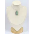 Pendentif Kammérérite verte mauve - Pendentifs pierres naturelles