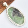 Pendentif argent Kammérérite verte mauve Pendentifs pierres naturelles KC47.4