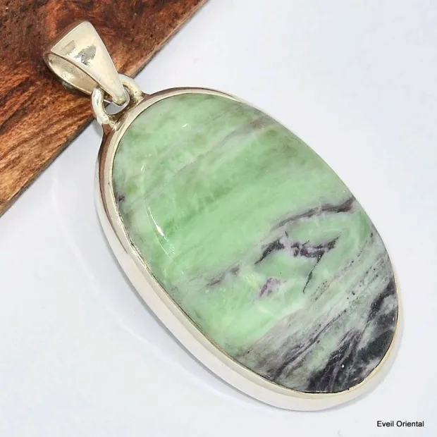 Gros pendentif oval en Kammérérite - Pendentifs pierres naturelles