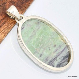 Gros pendentif oval en Kammérérite Pendentifs pierres naturelles KC47.6