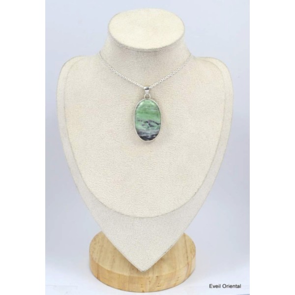 Gros pendentif oval en Kammérérite Pendentifs pierres naturelles KC47.6