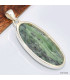 Gros pendentif oval allongé Kammérérite verte Pendentifs pierres naturelles KC47.7