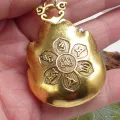 Porte-clé bouddhiste Ganesh métal blanc et jaune - Amulette bouddhiste, porte-clé