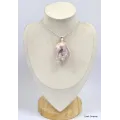 Pendentif Améthyste Rose de France brute (rare) - Pendentifs pierres naturelles