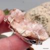 Rare Pendentif Améthyste Rose de France brute Pendentifs pierres naturelles KC49.1