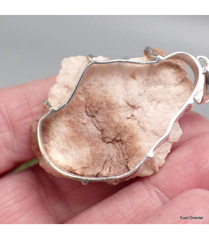 Pendentif en Améthyste Rose de France brute Pendentifs pierres naturelles KC49.1