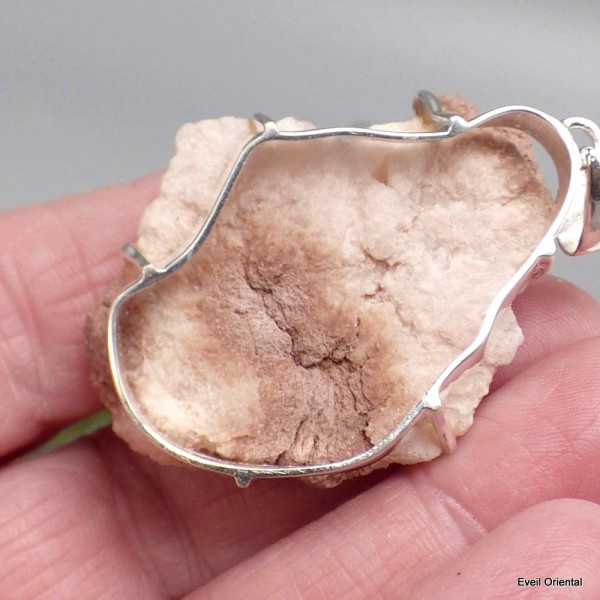 Rare Pendentif Améthyste Rose de France brute  Pendentifs pierres naturelles KC49.1