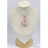 Rare Pendentif Améthyste Rose de France brute Pendentifs pierres naturelles KC49.1